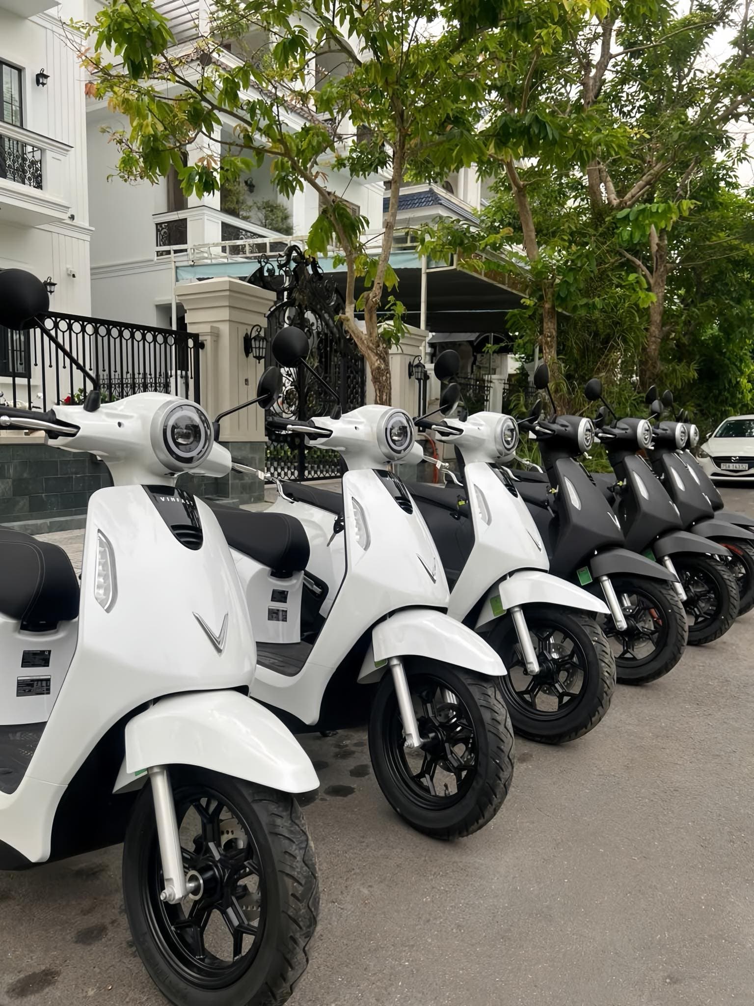 Xe điện ESIX dạo phố Huế